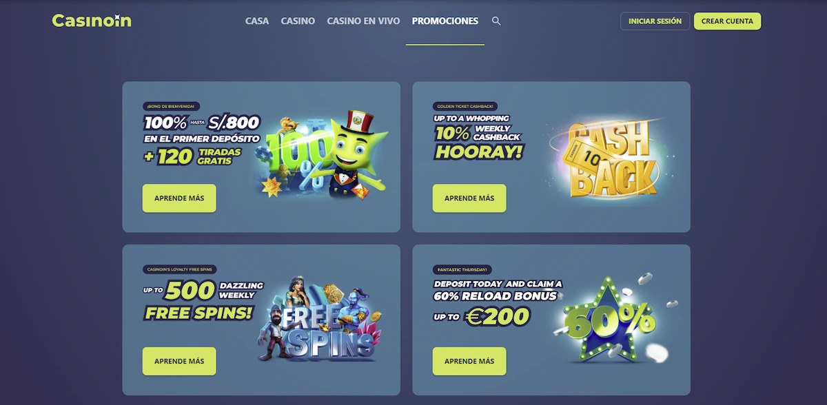 Bonos Casinoin Casino Peru