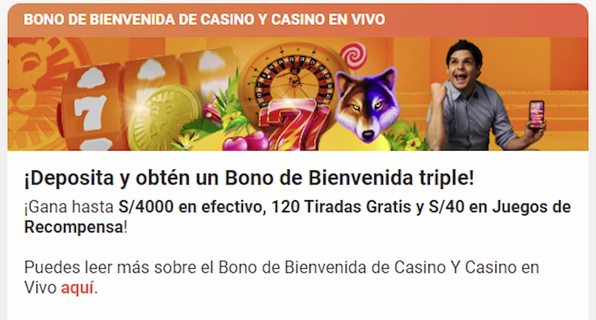 Bonos de Casino en Leovegas Peru