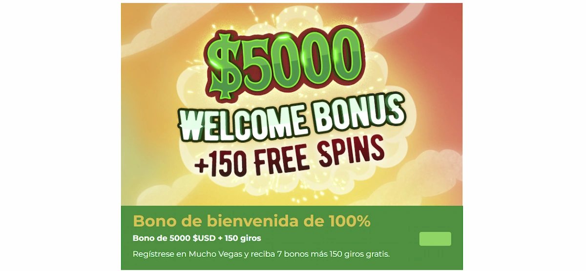 Bonos Mucho Vegas Casino Peru