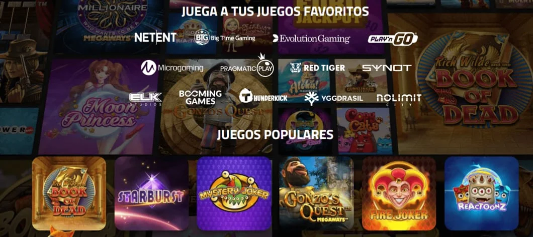 Casinojefe Casino Oferta de Juegos