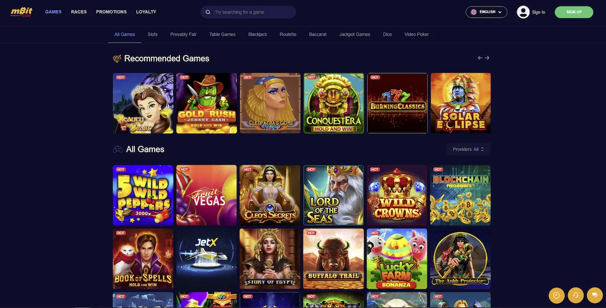 mbitcasino juegos