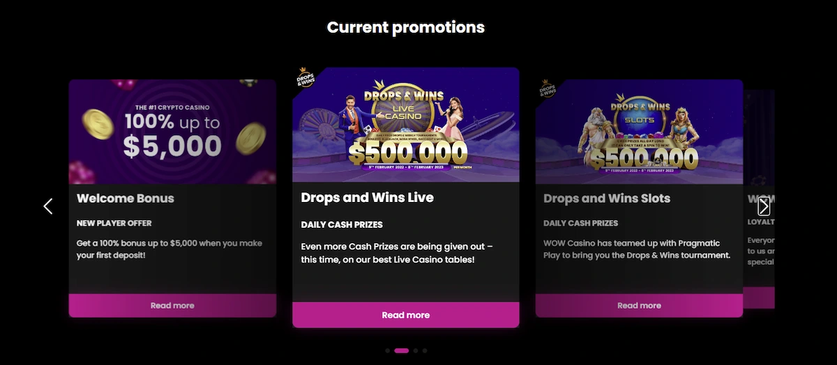 wow casino promos