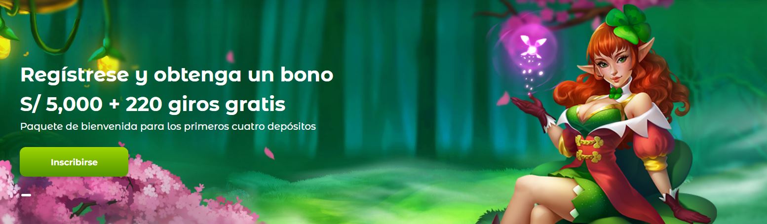Bono Bienvenida Verde Casino Perú