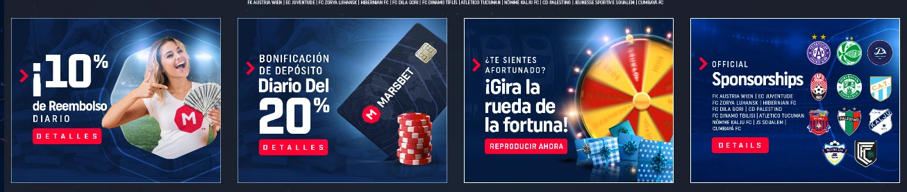 Promociones del casino MarsBet