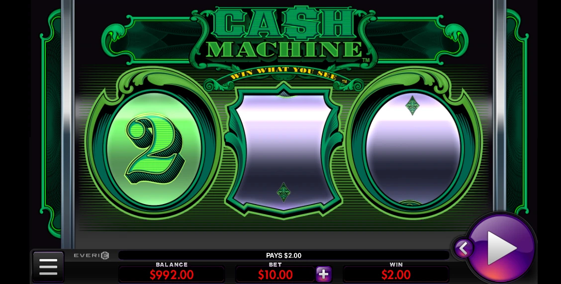 Juega a la tragamonedas Cash Machine de Everi