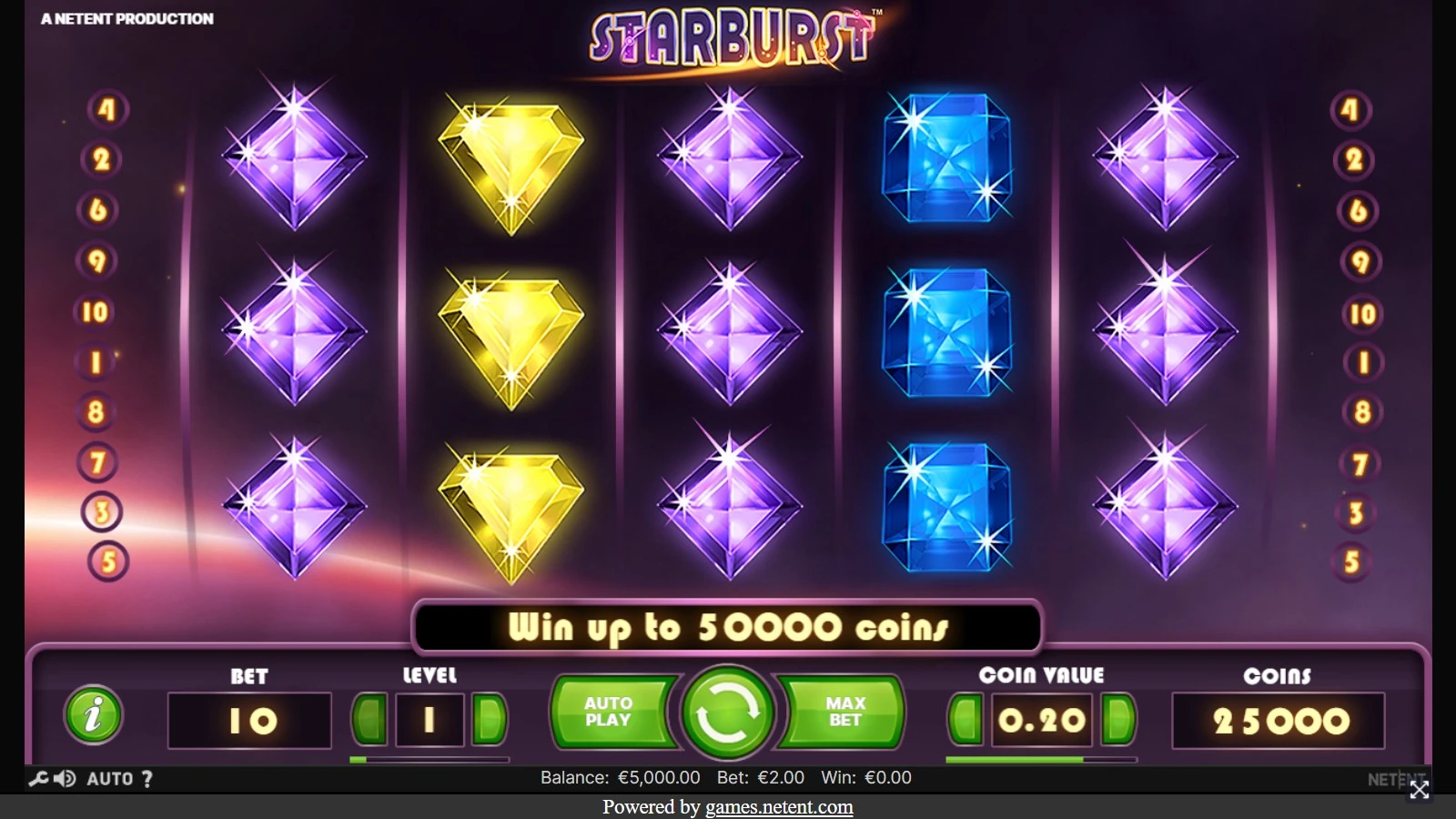 Jugar gratis Starburst Casinos Perú